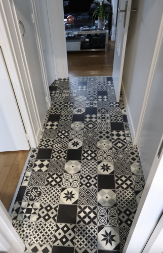 sol carreaux de ciment