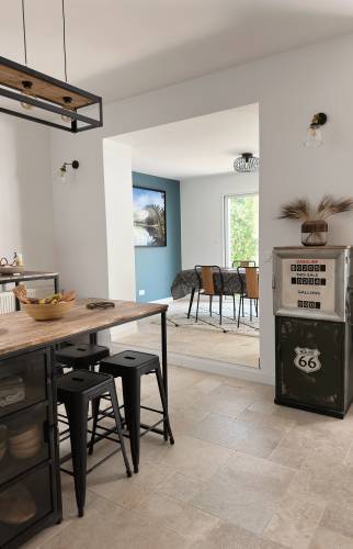  Rénovation Complète d'une Échoppe Bordelaise  avec Extension 