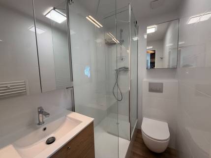 Kitchenette sous combles, fenêtre de toit  à paris 17
