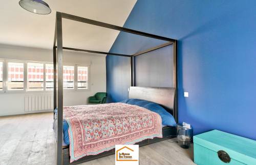 Intérieur de la surélévation en bois