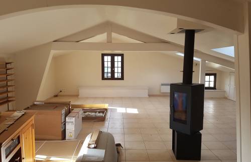 Avant travaux : étage non aménagé - Amiens