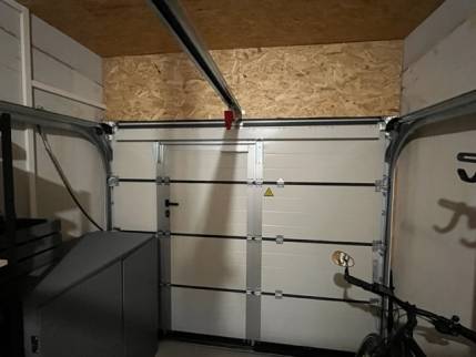 Nouveau garage aménagé sous la surélévation - Nantes 44