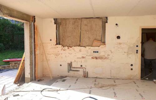 Rénovation d'une maison à Cancale