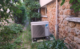 Installation d’une pompe à chaleur à Asnières (92600) - partie extérieure