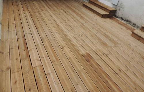 Terrasse bois en sapin à Royan 17200