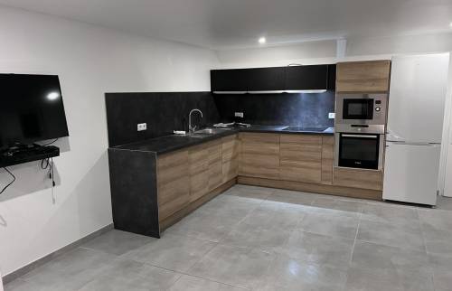 Espace commun : cuisine / salon / salle à manger 