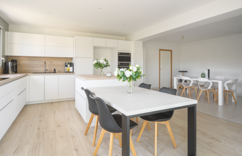 Création d'une extension de 30 m² à Vertou pour une cuisine ouverte -salle a manger