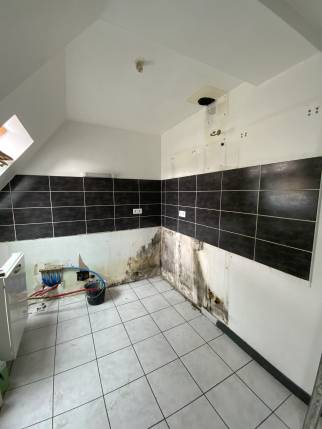 Pendant la rénovation de la cuisine