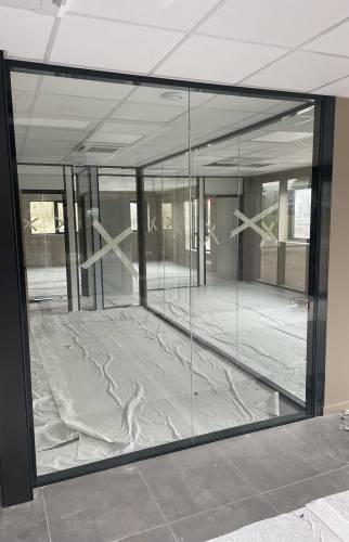 Bureaux Cloisons modulaires Chasssis aluminium 3