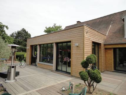 Construction d'une extension bois Arras