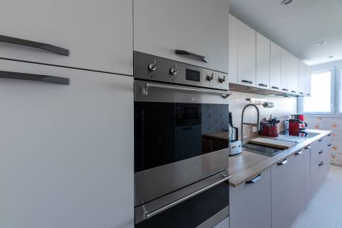 Cuisine entièrement rénovée qui donne la pêche !