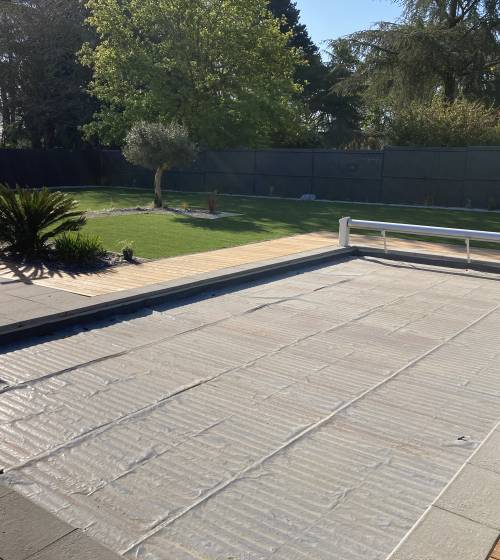 Aménagement extérieur avec piscine à Nort-sur-Erdre
