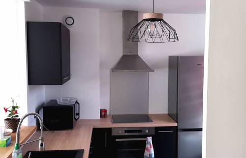 Cuisine plan de travail bois 2