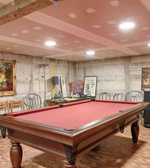 Spots encastrés lumière plafond