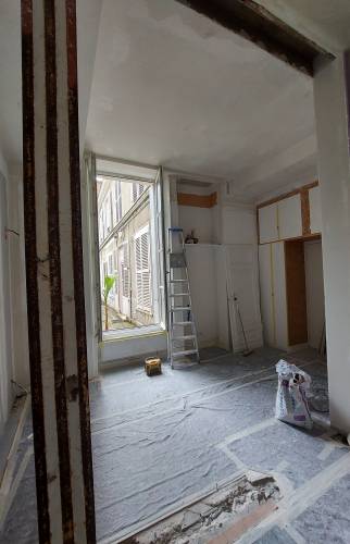 Ouverture mur en brique