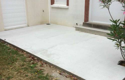 Construction de la dalle 