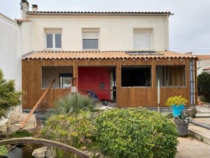 Création d'un agrandissement en bois