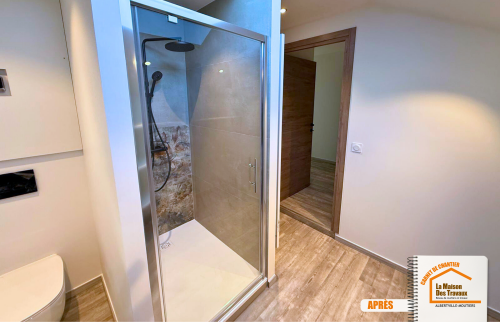 La Maison des Travaux Albertville, La Maison des Travaux Moûtiers, projet aménagement combles, rénovation lumineuse Queige, travaux maison Savoie