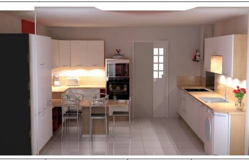 Une cuisine sur-mesure pour cet appartement neuf du sud de Paris