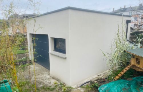 Construction d'un garage 