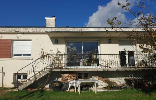 Vue côté jardin avant travaux