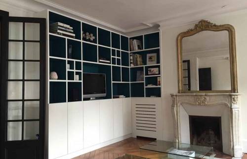 Création d'une bibliothèque sur-mesure à Paris 8 