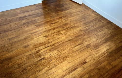 Décapage du parquet