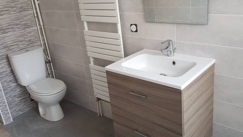 travaux d'une petite salle de bains