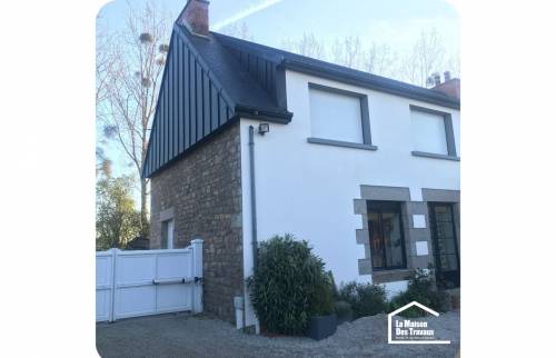 Isolation avec du zinc pour un pignon 