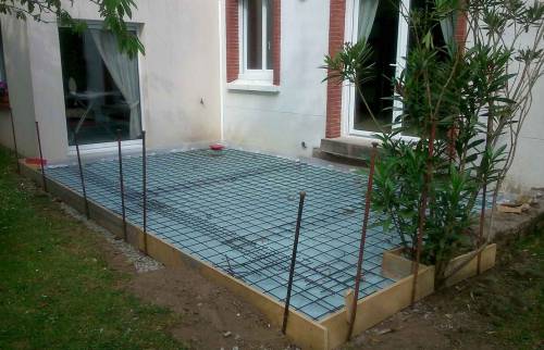 Construction de la dalle 