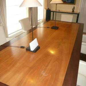Aménagement intérieur bureau d'appoint - Salle à manger avec création d'un bureau sur-mesure 