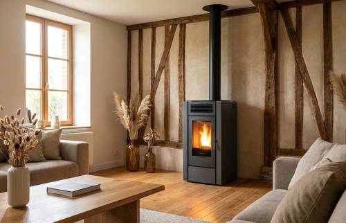 poêle à pellets à Beuzeville