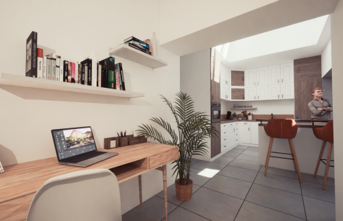 Rénovation complète et extension surélévation d'une maison de 1900 au coeur de Vertou