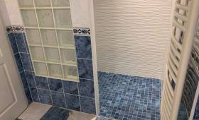 La douche à l’italienne a été intégralement rénovée