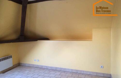 Pièce de vie avant travaux.