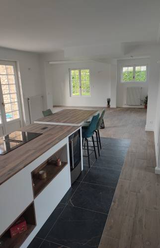 Rénovation Cuisine La Maison des Travaux Rouen 