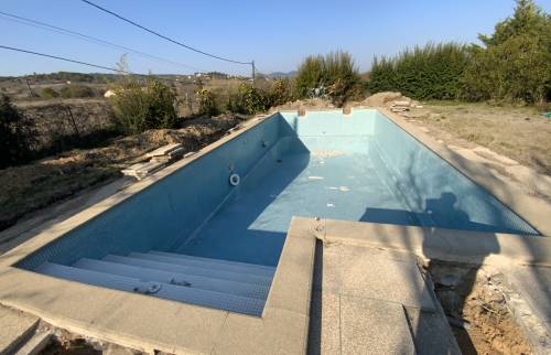 Piscine avant renovation