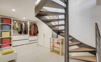 Réalisation d'un Escalier double - Lyon / Villeurbanne