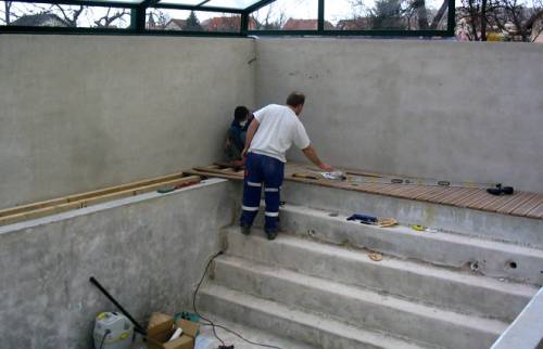 Construction de la piscine de Sainte-Maxime