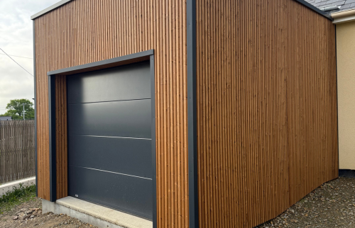 Extension bardage bois