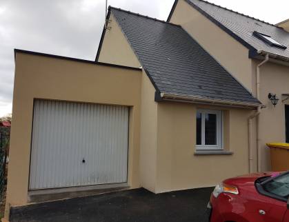 Construction d'un garage à Plédran