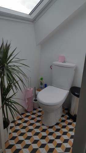 Salle de bain sous combles à Saint-Germain-des-Fossés