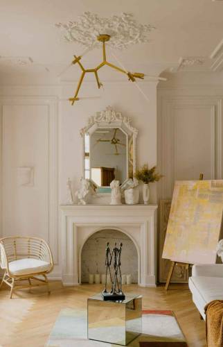 Cheminée non utilisée avant démolition