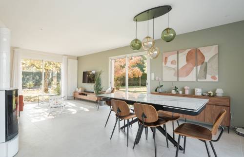 Rénovation complète d’une pièce de vie à Basse-Goulaine (44115) - salle à manger