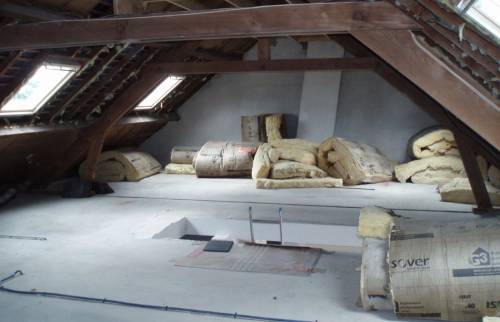Isolation d'un grand comble à BLOIS (41)