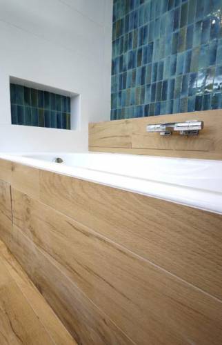 Création de salle de bain dans une extension pour en faire une suite parentale à Morestel