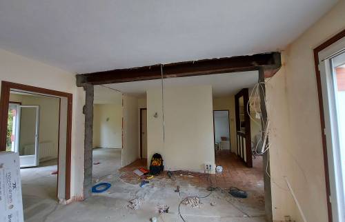 Ouverture du mur porteur