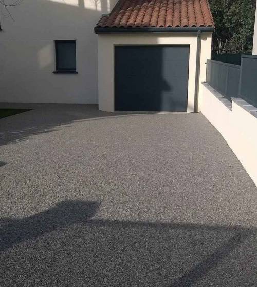 Etapes d'un aménagement devant garage Arras