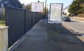Clôture rénovée à Saint-Nazaire