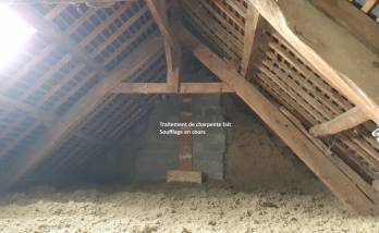 Travaux en cours : rénovation énergétique maison